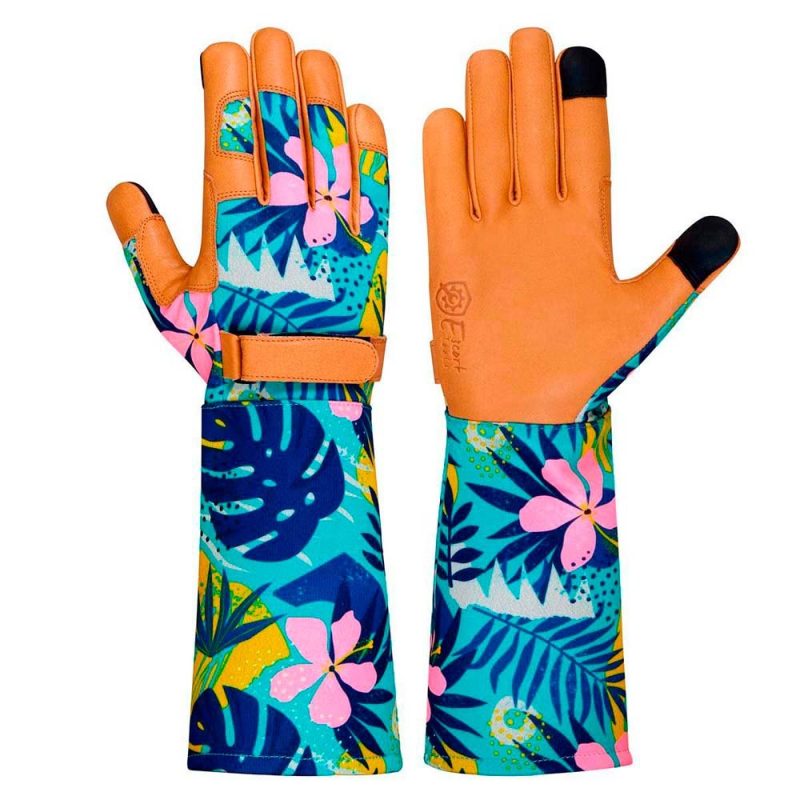 long cuff garden gloves
